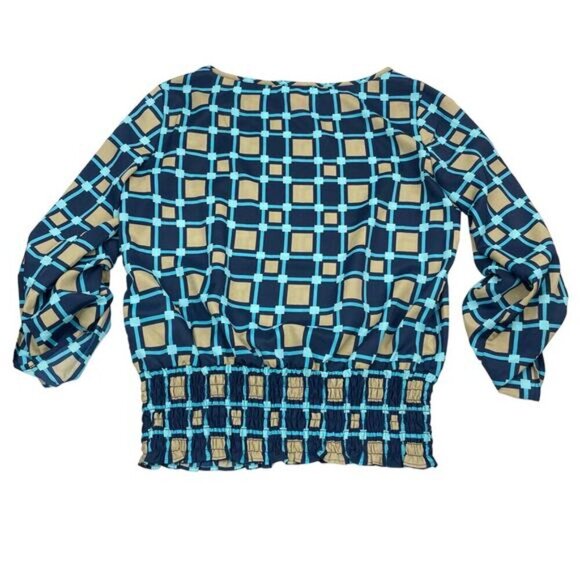 MICHAEL Michael Kors Geometric Blouse Sz XS - Picture 7 of 7